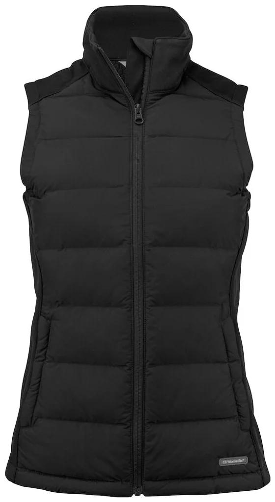 Hovedproduktbilde for Black Cutter & Buck Oak Harbor Vattert Vest Dame