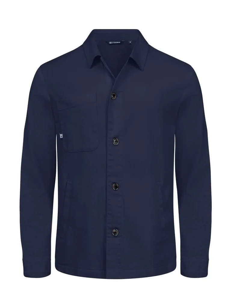 Hovedproduktbilde for Dark Navy Cutter & Buck Ocean Park Unisex Overshirt Skjorte