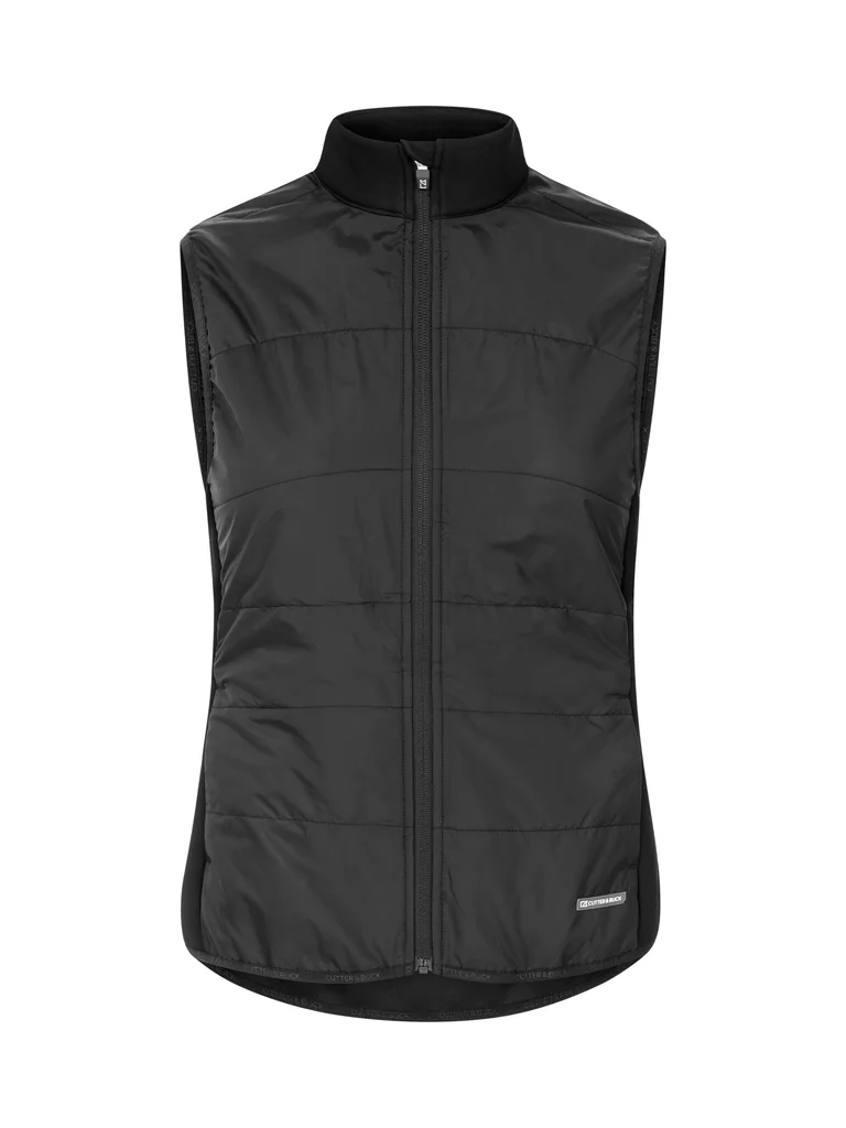 Hovedproduktbilde for Black Cutter & Buck Pemberton Hybrid Vattert Vest Dame