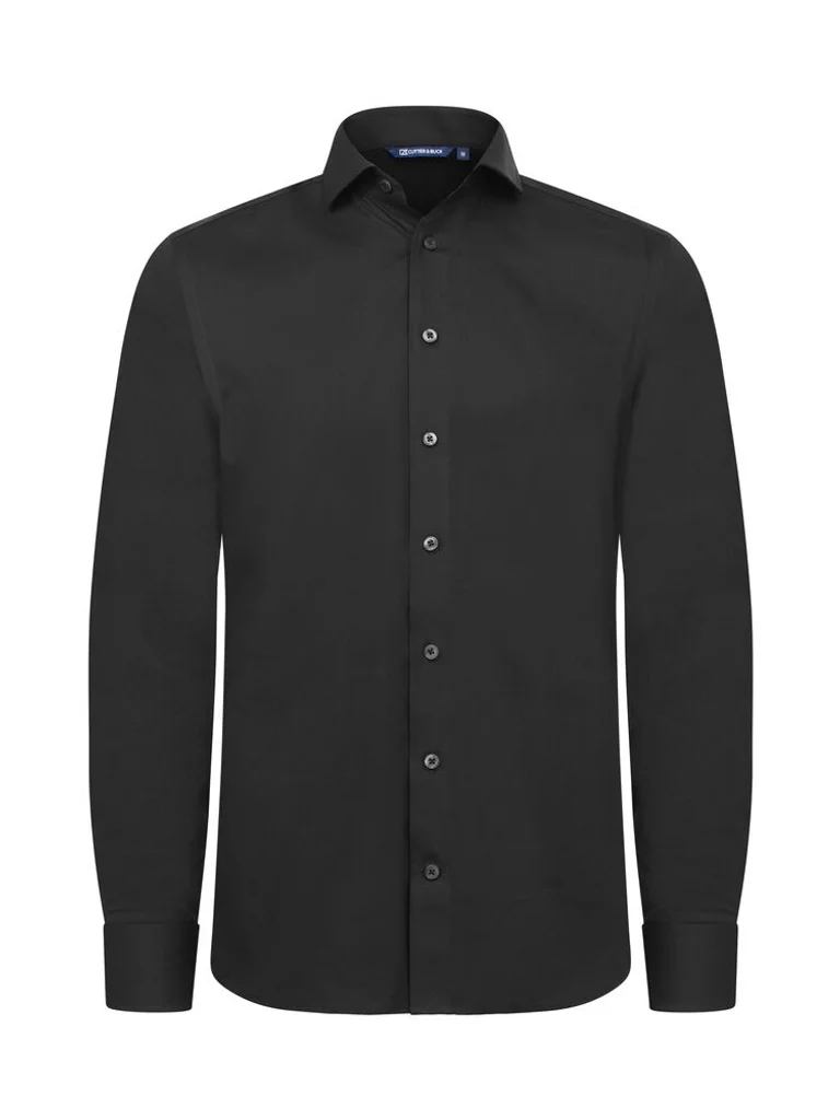 Hovedproduktbilde for Black Cutter & Buck Granville Økologisk Bomull Skjorte