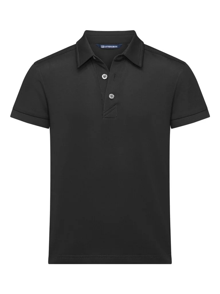 Hovedproduktbilde for Black Cutter & Buck Virtue Solid Poloskjorte Barn
