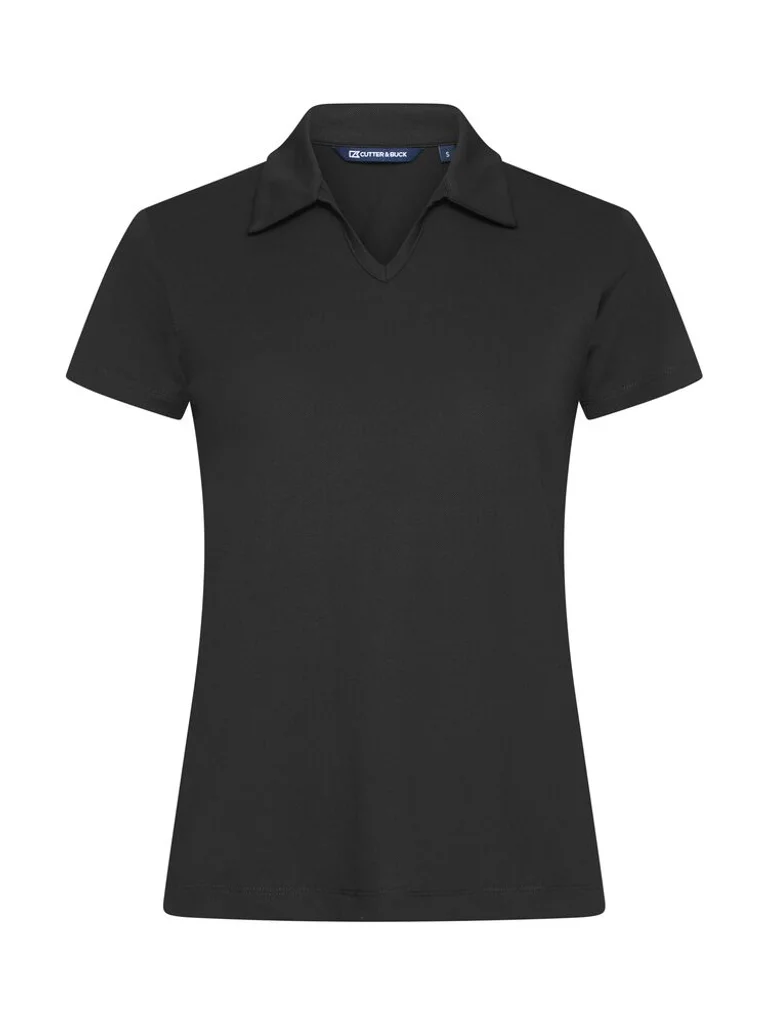 Hovedproduktbilde for Black Cutter & Buck Virtue V-neck Poloskjorte Dame