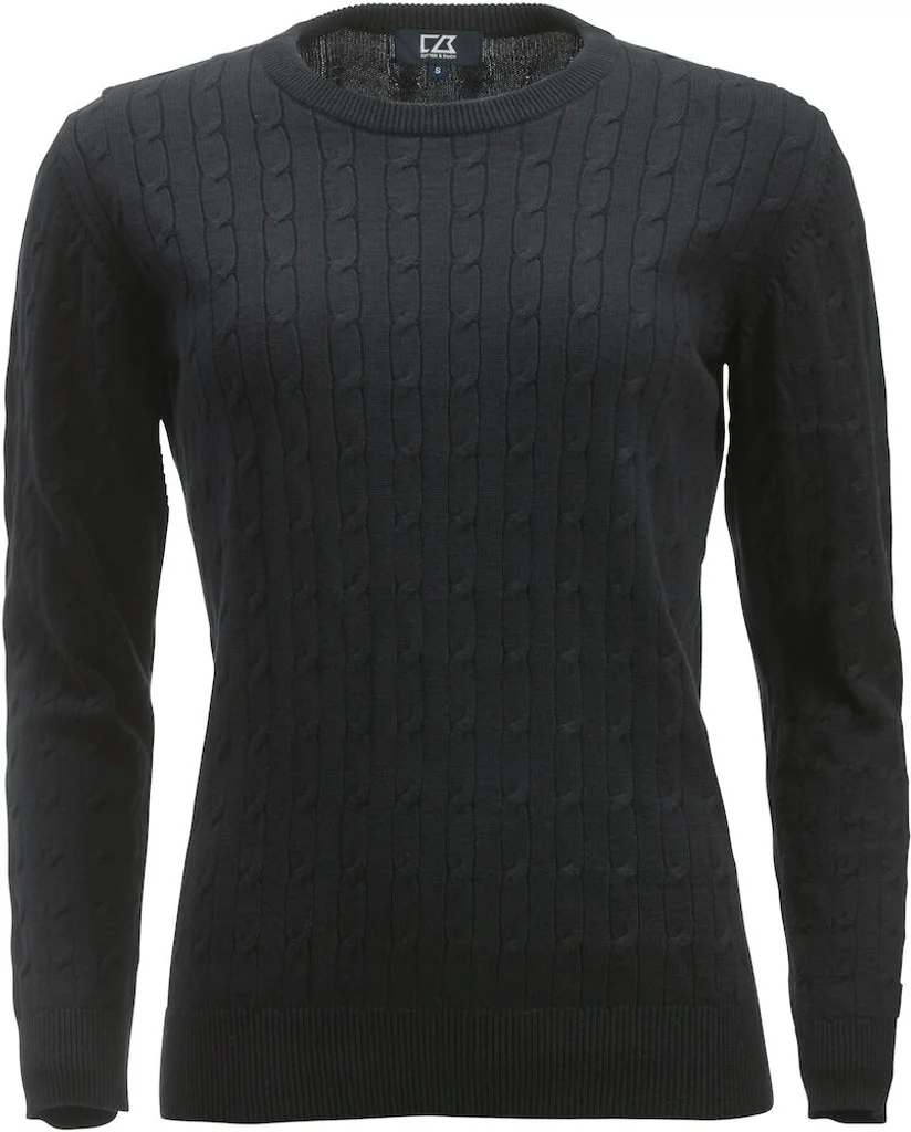 Hovedproduktbilde for Black Cutter & Buck Blakely Strikkegenser Dame