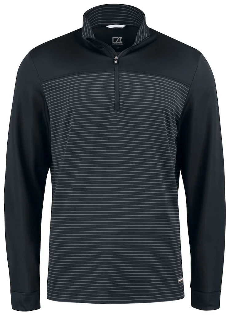Hovedproduktbilde for Black Cutter & Buck Traverse Half-Zip Genser