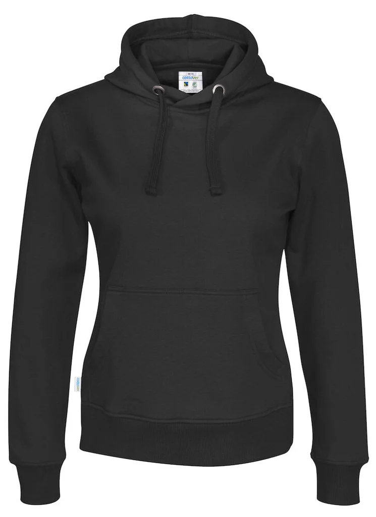 Hovedproduktbilde for Black Cottover Hettegenser Dame