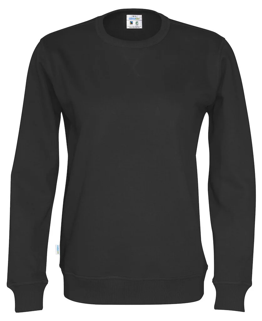 Hovedproduktbilde for Black Cottover Collegegenser