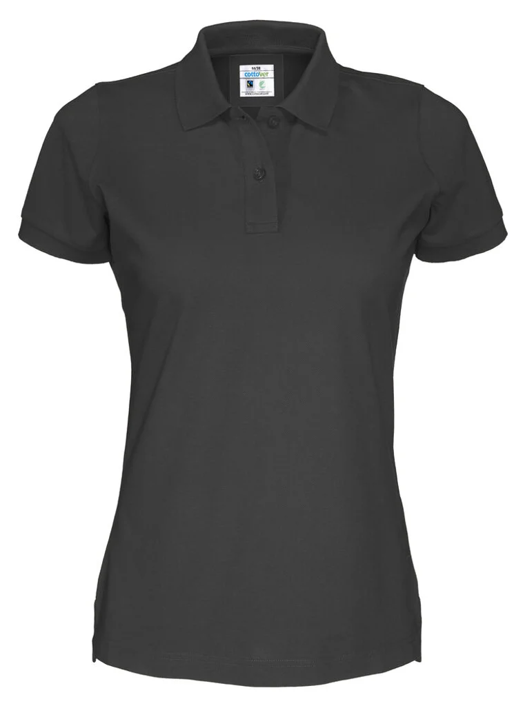 Hovedproduktbilde for Black Cottover Poloskjorte Dame