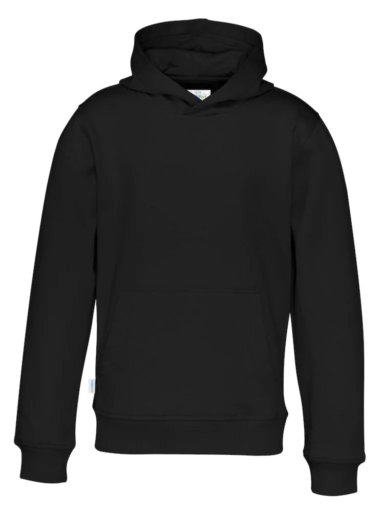 Hovedproduktbilde for Black Cottover Hettegenser Barn