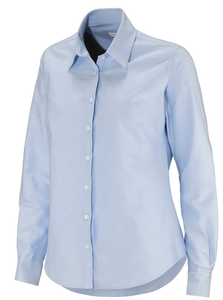 Hovedproduktbilde for Lt Blue Cottover Oxford Skjorte Dame