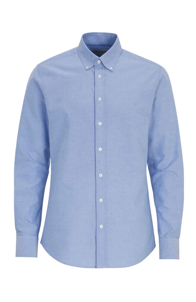 Hovedproduktbilde for Lt Blue Cottover Oxford Comfort Fit Skjorte