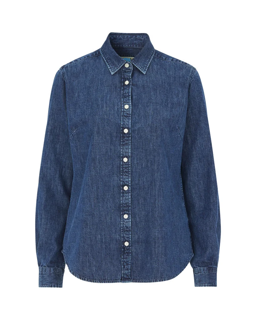 Hovedproduktbilde for Navy Cottover Denim Skjorte Dame