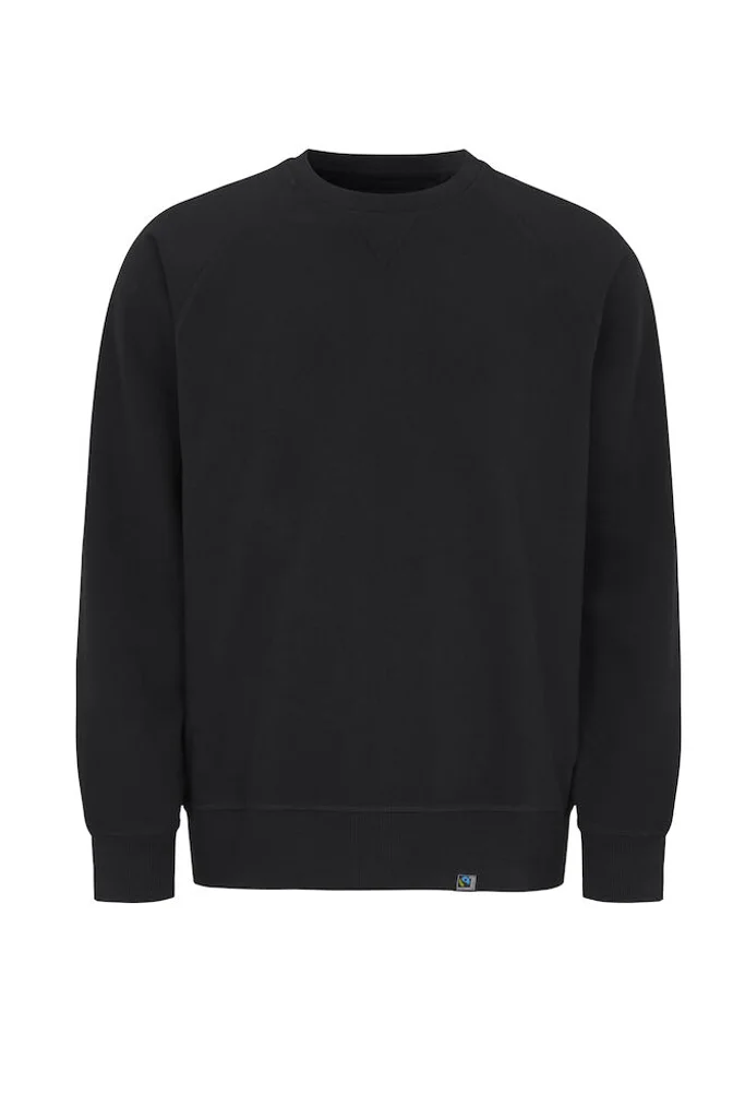 Hovedproduktbilde for Black Cottover French Terry Collegegenser