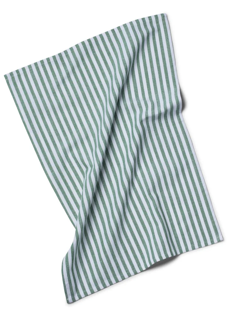 Hovedproduktbilde for Green Stripe 40x60 cm Kjøkkenhåndkle