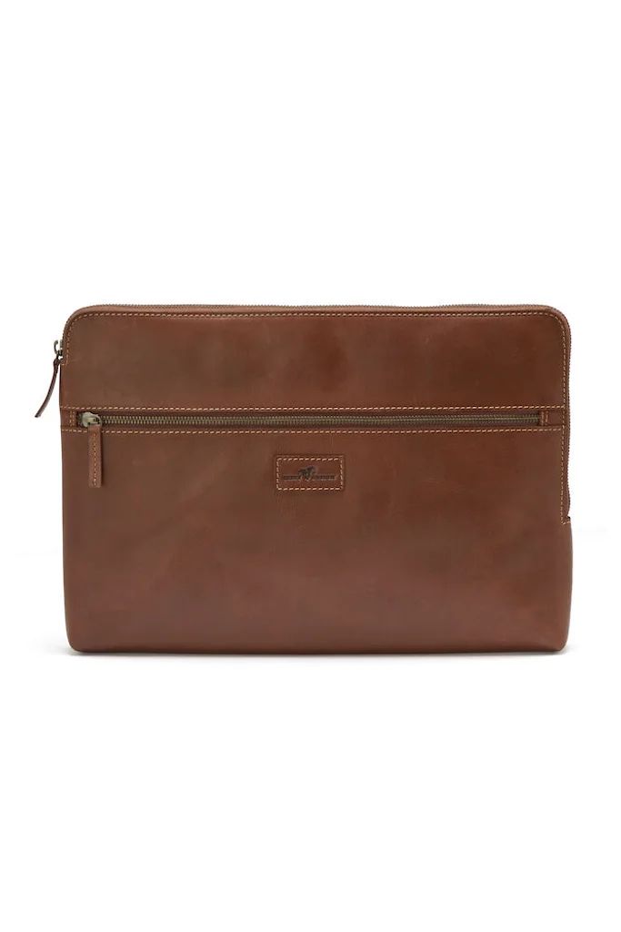 Hovedproduktbilde for Cognac Derby of Sweden Leather Line PC-Veske