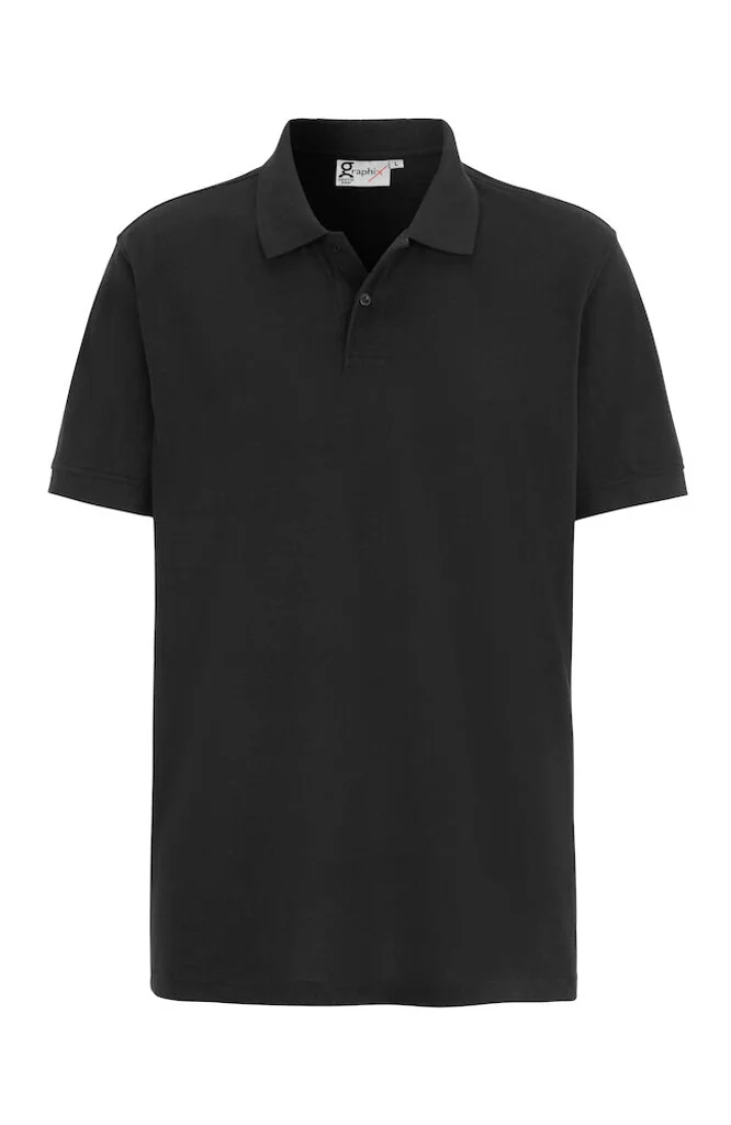 Hovedproduktbilde for Black Graphix Detroit Piquet Poloskjorte