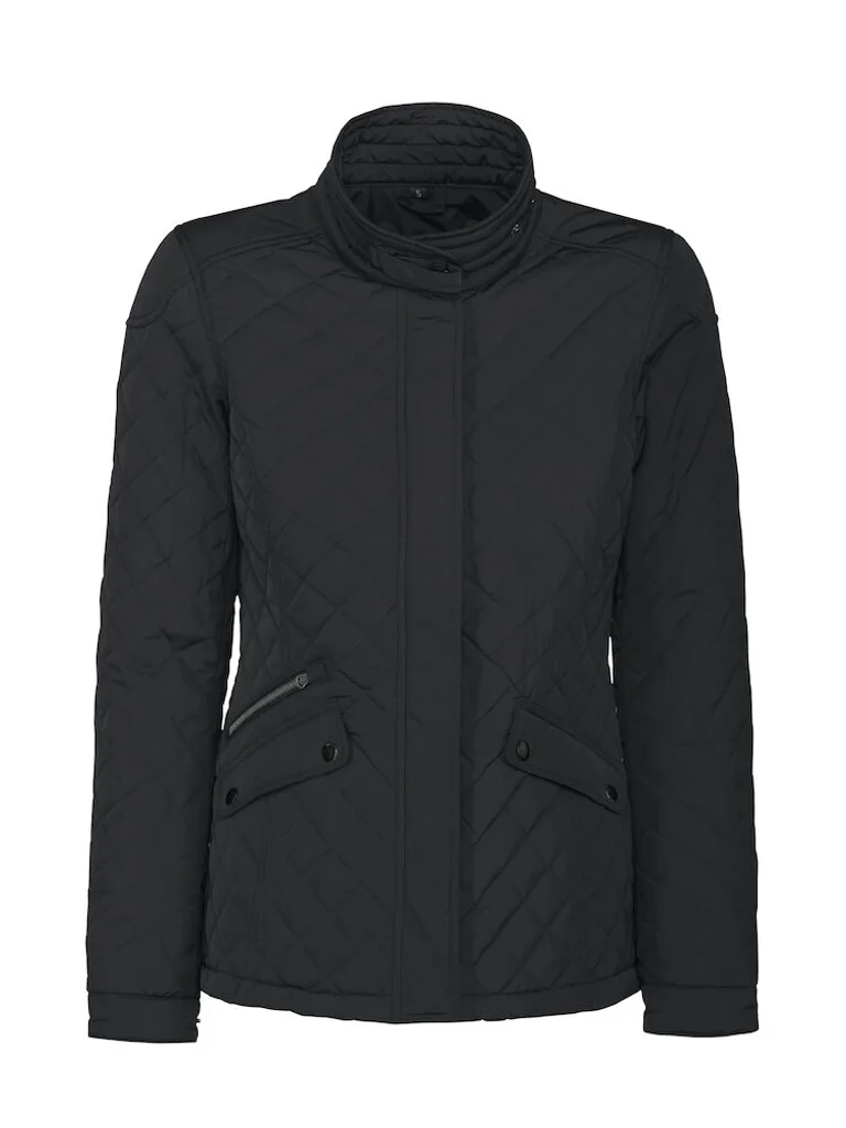 Hovedproduktbilde for Black J. Harvest Huntingview Quilted Collegegenser Dame