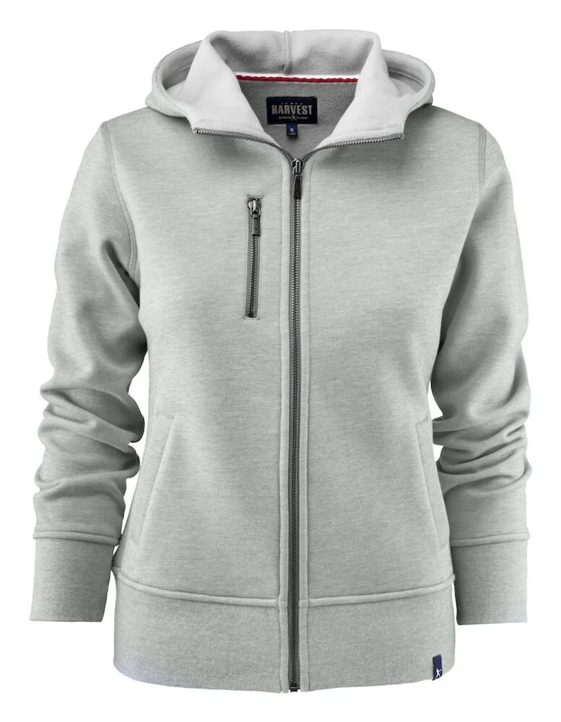 Hovedproduktbilde for Grey Melange J. Harvest Parkwick Hettejakke Dame