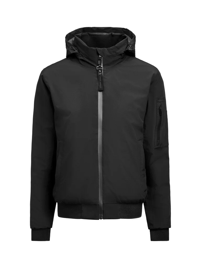 Hovedproduktbilde for Black J. Harvest Montana Bomber Collegegenser Dame