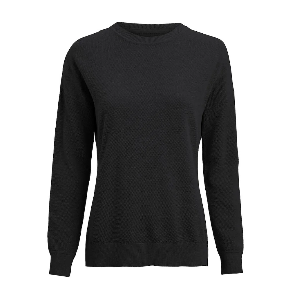 Hovedproduktbilde for Black J. Harvest Ashland Casual Strikkegenser Dame