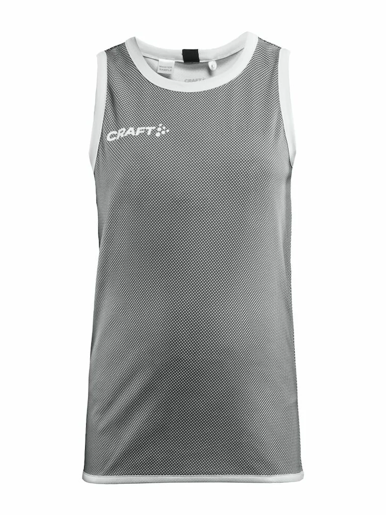 Hovedproduktbilde for Black/White Craft Teamwear Progress Reversible Basket  Singlet Barn