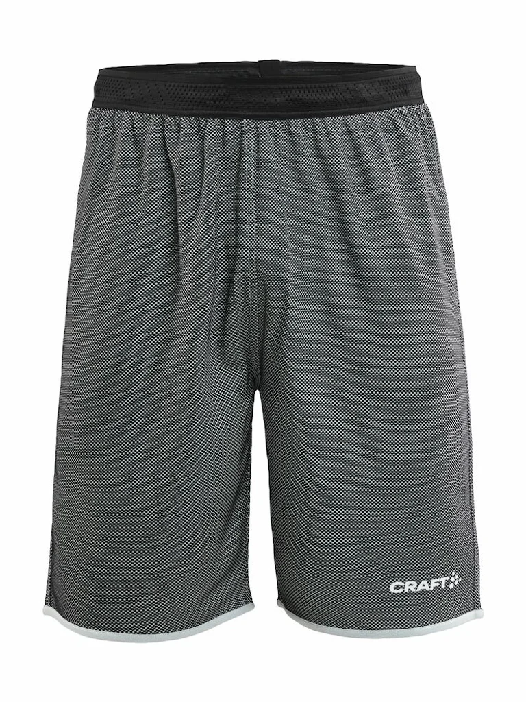 Hovedproduktbilde for Black/White Craft Teamwear Progress Reversible Basket  Shorts