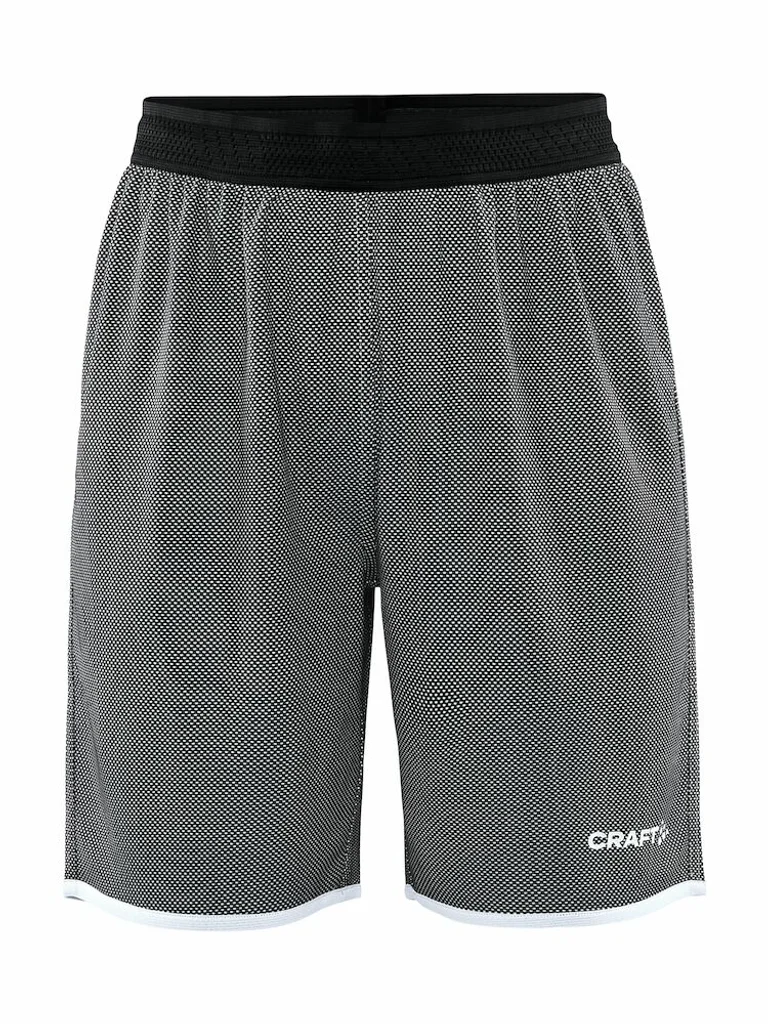 Hovedproduktbilde for Black/White Craft Teamwear Progress Reversible Basket  Shorts Dame
