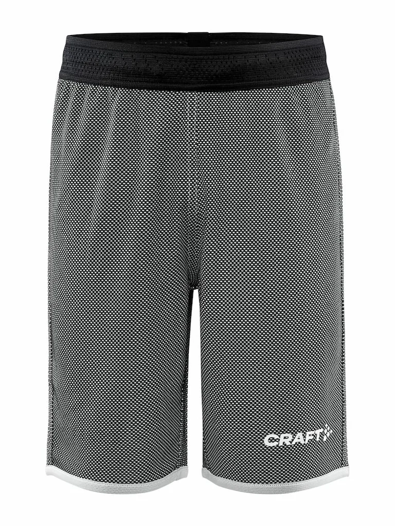 Hovedproduktbilde for Black/White Craft Teamwear Progress Reversible Basket  Shorts Barn
