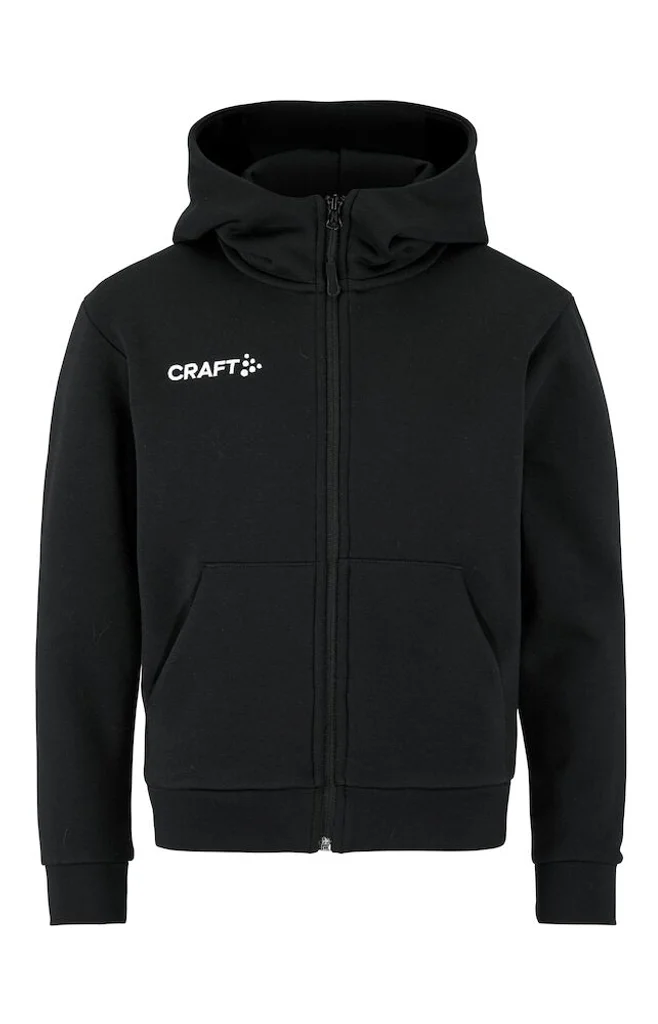 Hovedproduktbilde for Black Craft Teamwear Community 2.0 Logo Fz  Hettejakke Barn