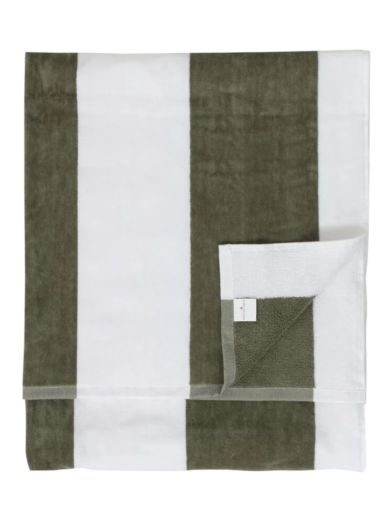 Hovedproduktbilde for Green Lord Nelson Stripe Bomull Strandhåndkle