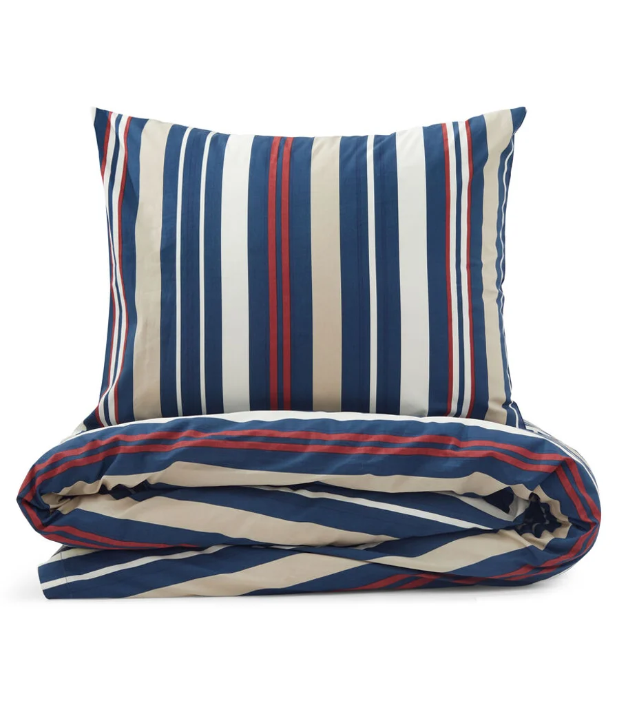 Hovedproduktbilde for Marineblå Lord Nelson Vik Percale Sengesett