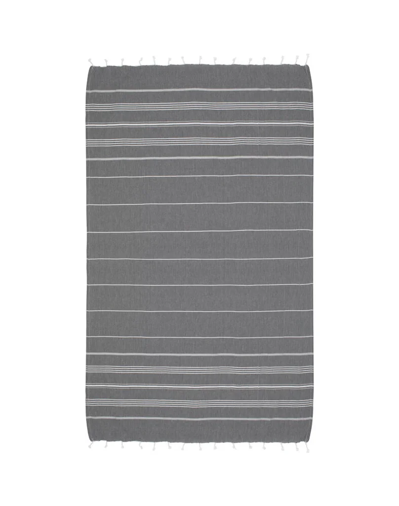 Hovedproduktbilde for Grey Lord Nelson Victory Skärbo 180 g/m2 90x150 cm Hamam Håndkle