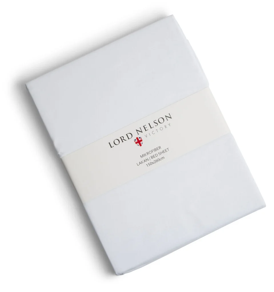 Hovedproduktbilde for White Lord Nelson Victory Microfiber Laken