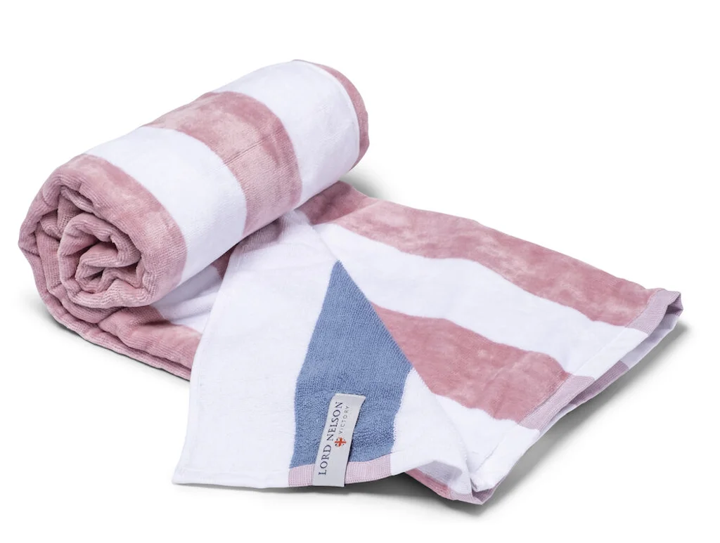 Hovedproduktbilde for Blue/Pink Lord Nelson Victory Double Face 80x160 cm Badelaken Håndkle