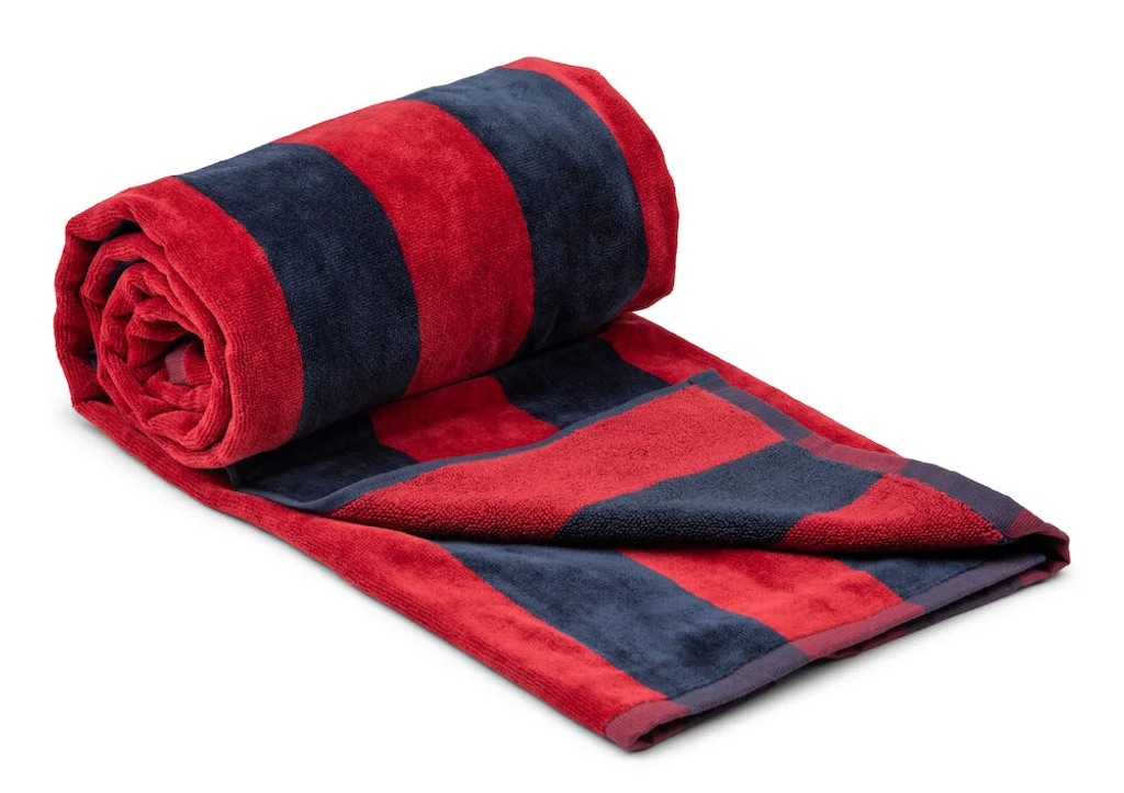 Hovedproduktbilde for Navy/Red Lord Nelson Victory Cabana 500 g/m2 Bomull 80x160 cm Badelaken Håndkle