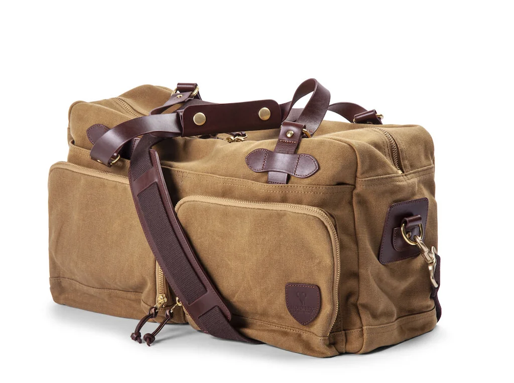 Hovedproduktbilde for Sand Morberg by Örrefors Kanvas og Skinn 20L Weekendbag