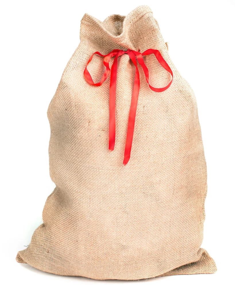 Hovedproduktbilde for Beige/jute Nightingale Jutesekk med Snøring