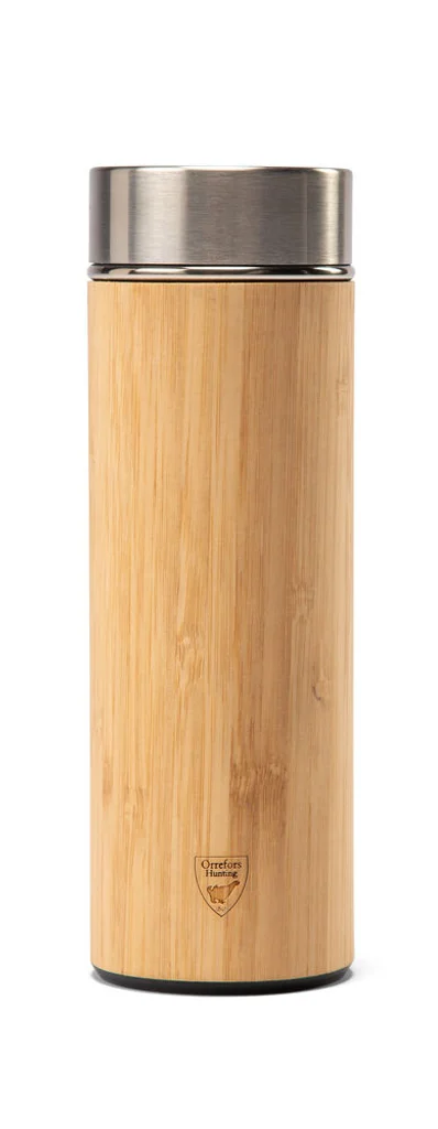 Hovedproduktbilde for Bamboo Örrefors Hunting Bambus og Rustfritt Stål  Termoflaske