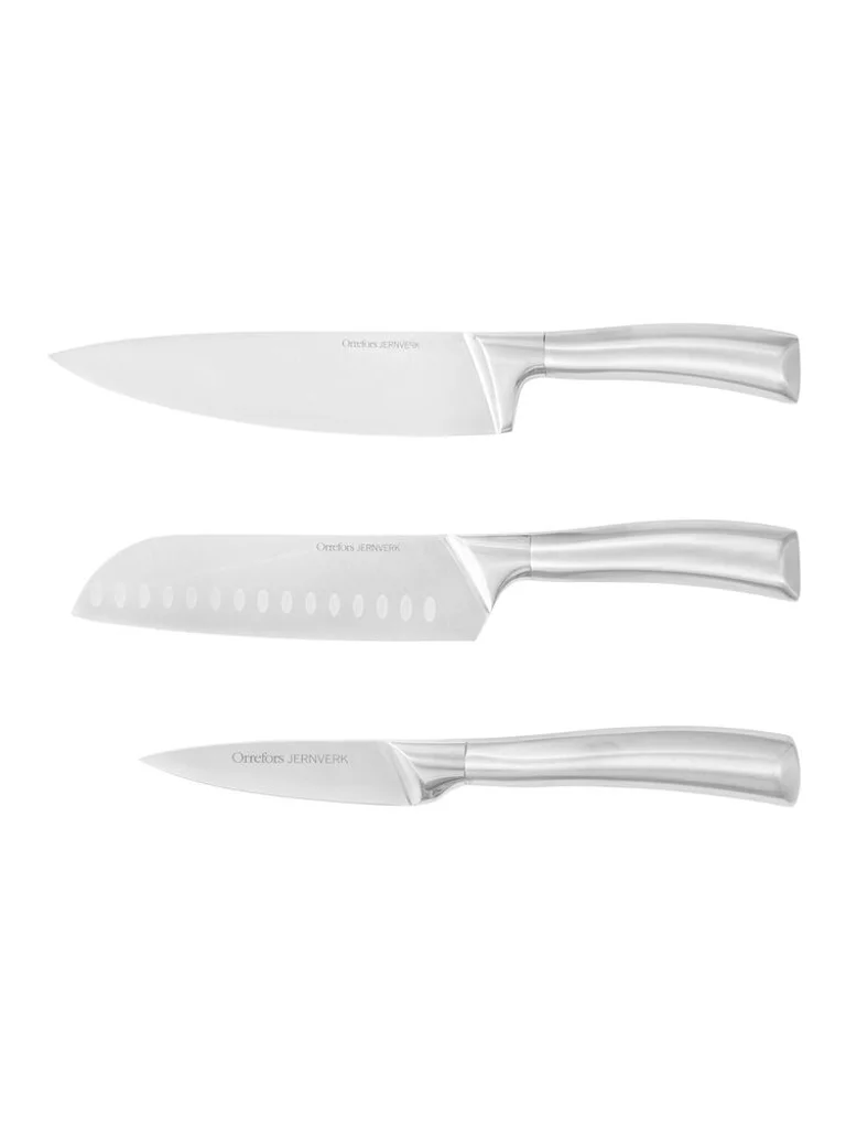 Hovedproduktbilde for Steel Örrefors Jernverk Rustfritt Stål 3-pk Knivsett