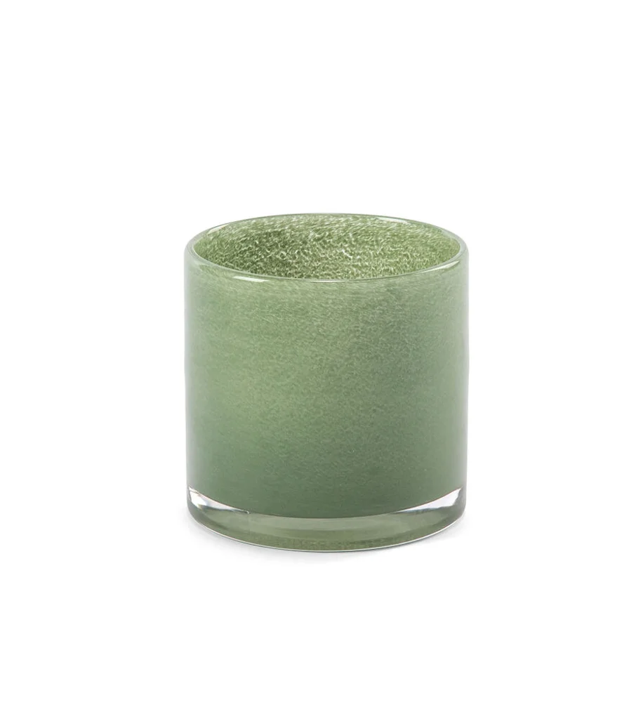 Hovedproduktbilde for Dark Green Örrefors Jernverk Glass 10x10 cm Lyslykt