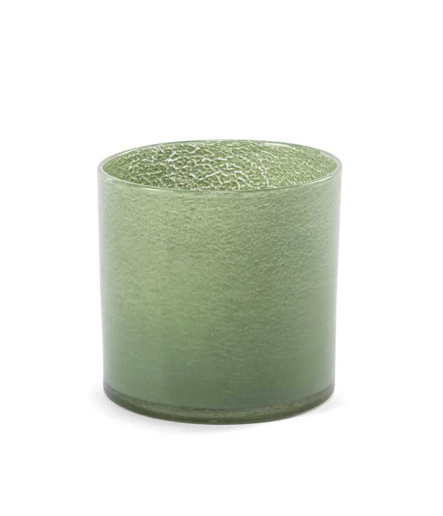 Hovedproduktbilde for Dark Green Örrefors Jernverk Glass 15x15 cm Lyslykt