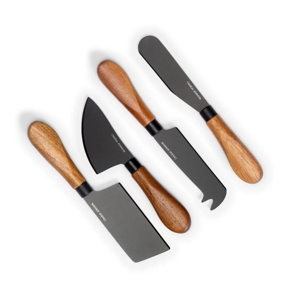 Hovedproduktbilde for Black Örrefors Jernverk 4 stk Ostekniver