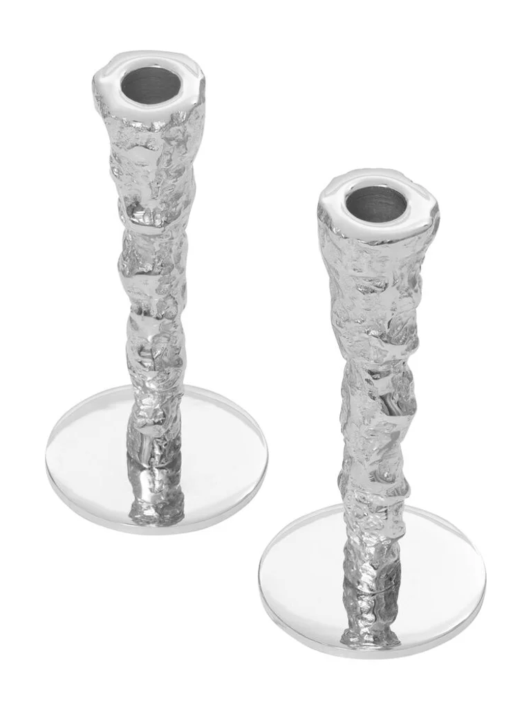 Hovedproduktbilde for Steel Örrefors Jernverk 2-pk Lysestaker Aluminium
