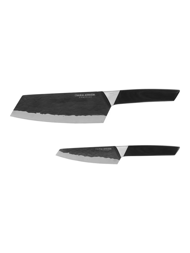 Hovedproduktbilde for Steel Örrefors Jernverk Blacksmith Damaskuskniv 2-pk.