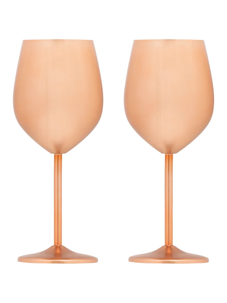 Hovedproduktbilde for Copper Örrefors Jernverk 45 cl Gull og Kobberfinish 2 pk Vinglass