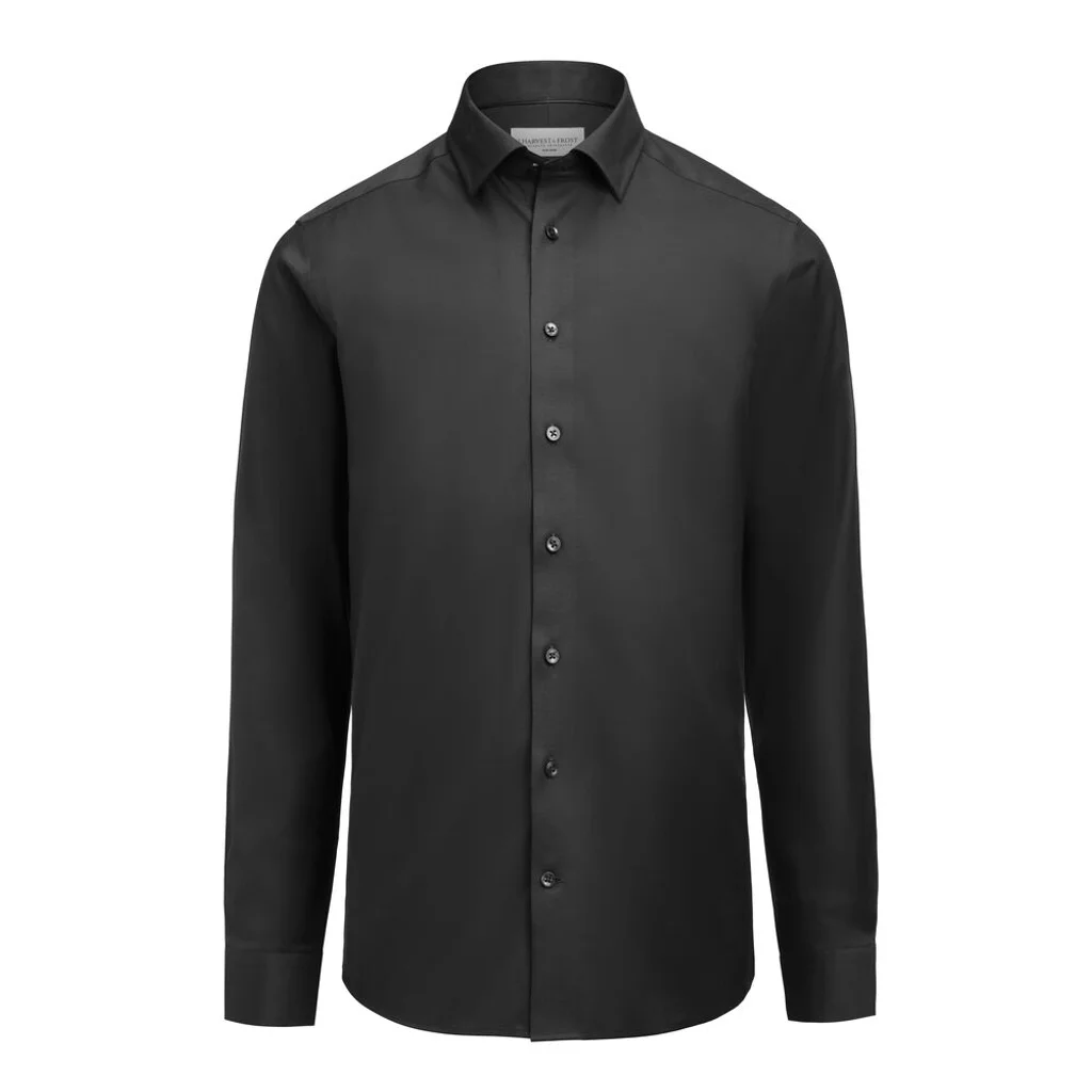 Hovedproduktbilde for Black J. Harvest & Frost Green Bow 02 Slim Fit Skjorte