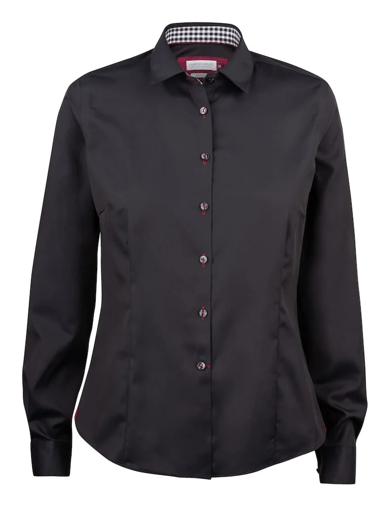 Hovedproduktbilde for Black/Red J. Harvest & Frost Red Bow 20 Skjorte Dame