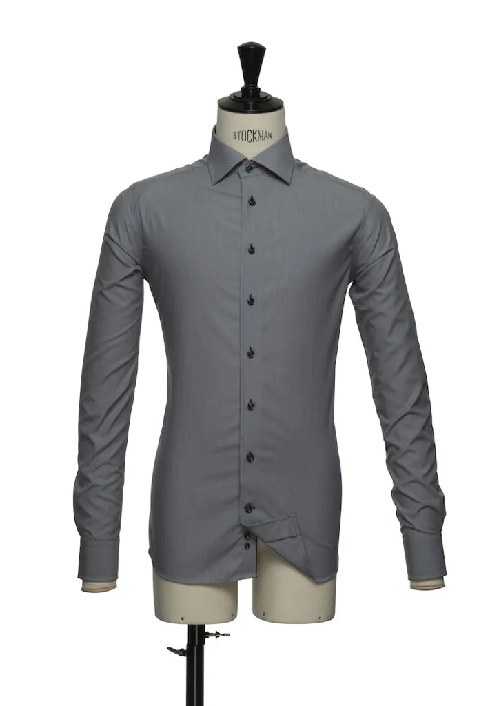Hovedproduktbilde for Grey Stripe J. Harvest & Frost Red Bow 24 Slim Fit Skjorte