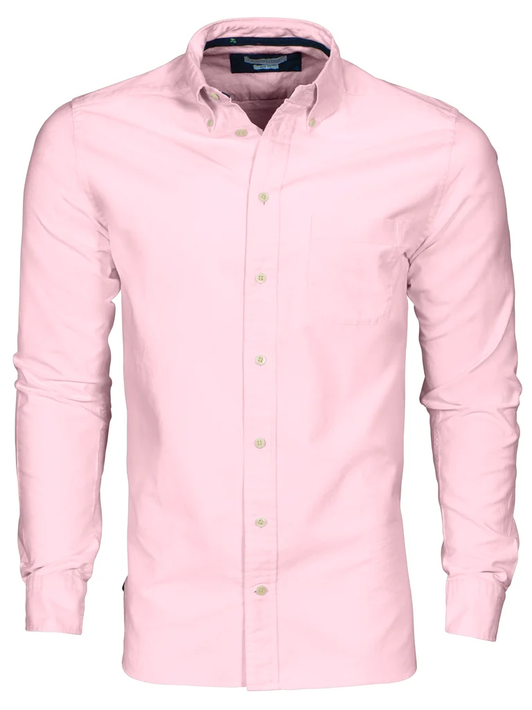 Hovedproduktbilde for Pink J. Harvest & Frost Indigo Bow 30 Regular Fit Skjorte