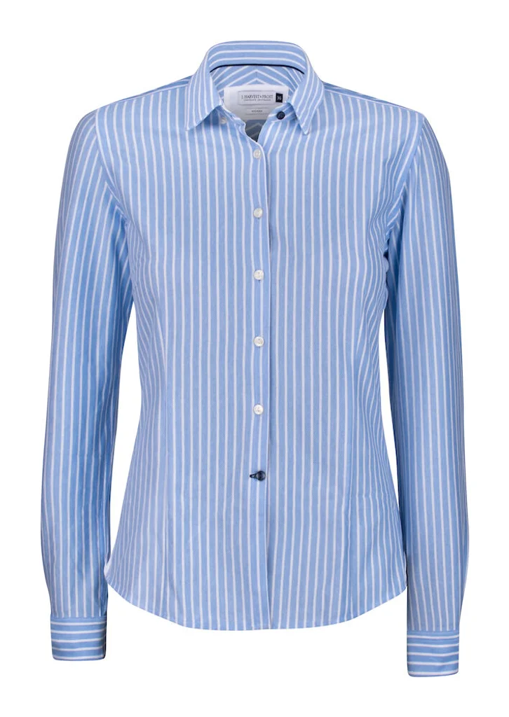 Hovedproduktbilde for Blue J. Harvest & Frost Indigo Bow 34 Skjorte Dame
