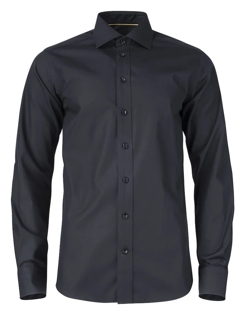 Hovedproduktbilde for Black J. Harvest & Frost Yellow Bow 50 Slim Fit Skjorte